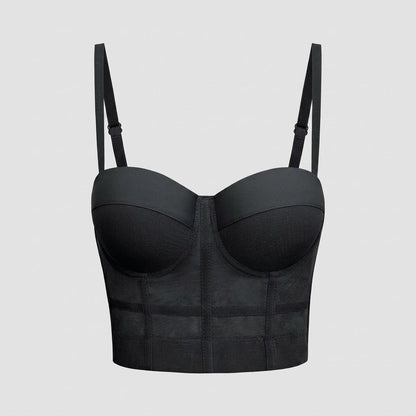 Mira Bustier Top | Mesh Underwire, Form-Fitting - photo 1
