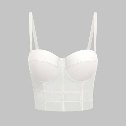 Mira Bustier Top | Mesh Underwire, Form-Fitting - photo 3