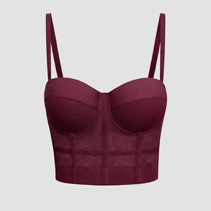 Mira Bustier Top | Mesh Underwire, Form-Fitting - photo 4