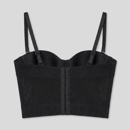 Mira Bustier Top | Mesh Underwire, Form-Fitting - photo 5