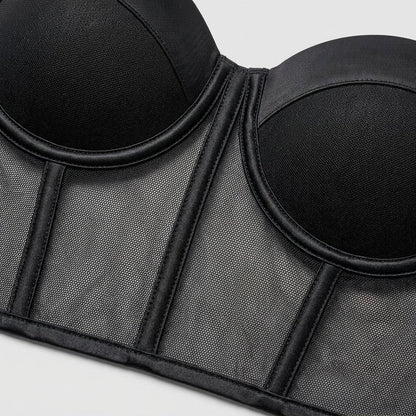 Mira Bustier Top | Mesh Underwire, Form-Fitting - photo 6