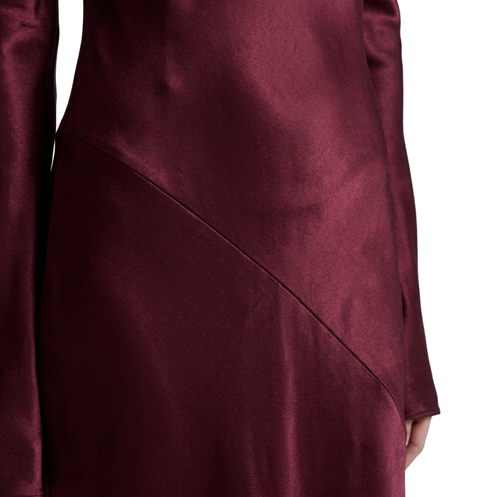 Mirabel Long-Sleeve Slim Maxi Gown