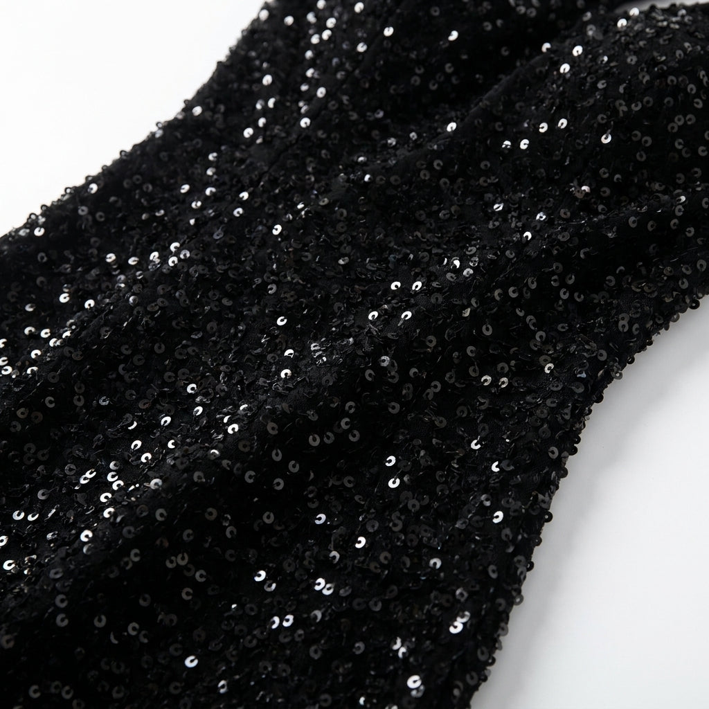 Natalia Sequin One-Shoulder Mini Dress