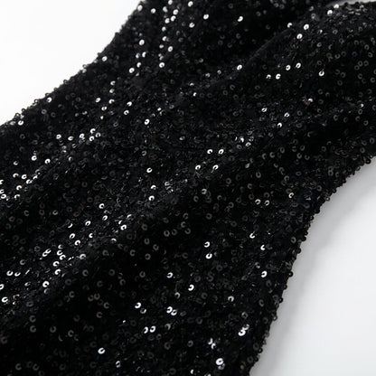 Natalia Sequin One-Shoulder Mini Dress