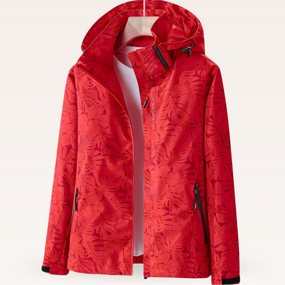 Nell Waterproof Hooded Rain Jacket