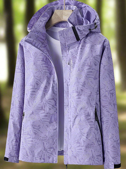 Nell Waterproof Hooded Rain Jacket