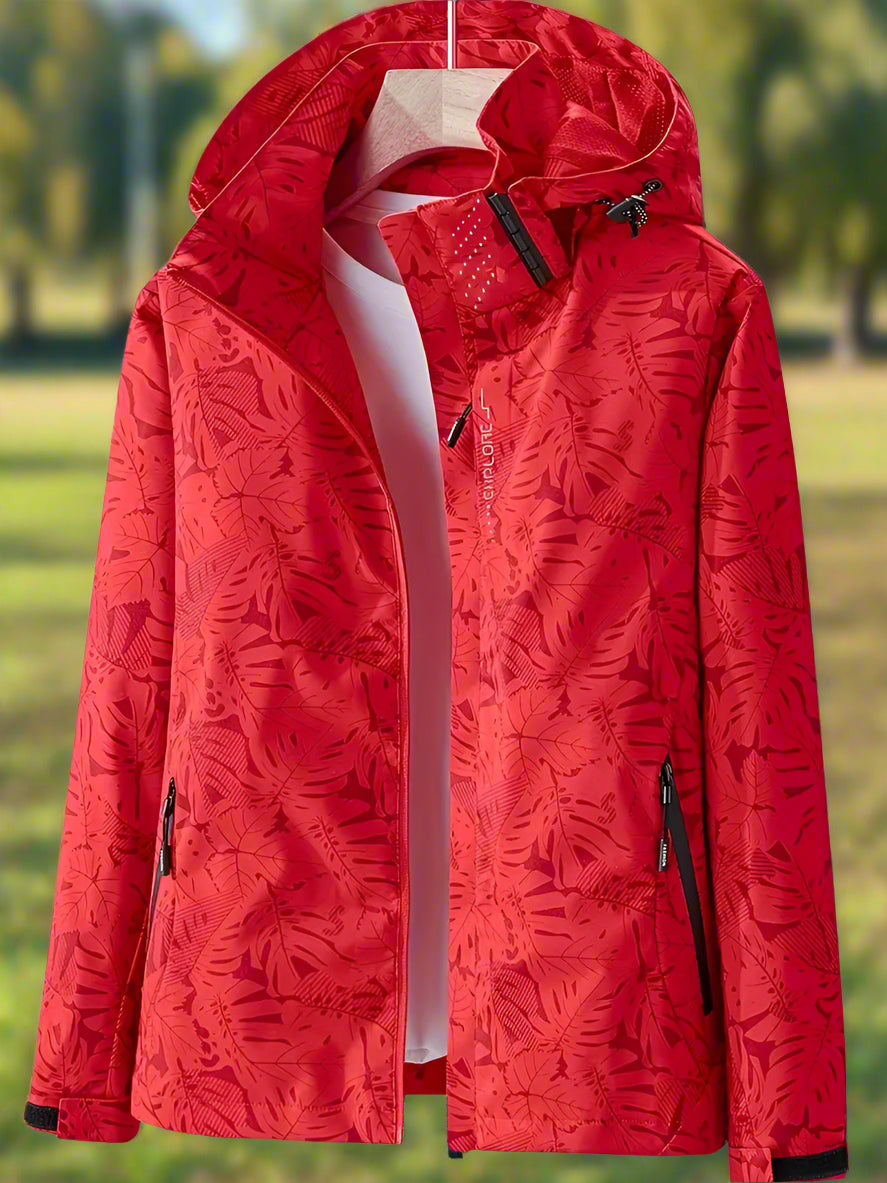 Nell Waterproof Hooded Rain Jacket