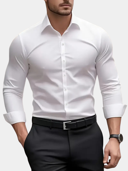 Oliver Men's Breathable Long-Sleeve Shirt