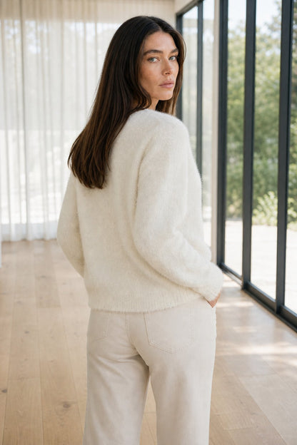 Oversized Plush Cardigan with Cozy Soft Lining Layer - photo 2