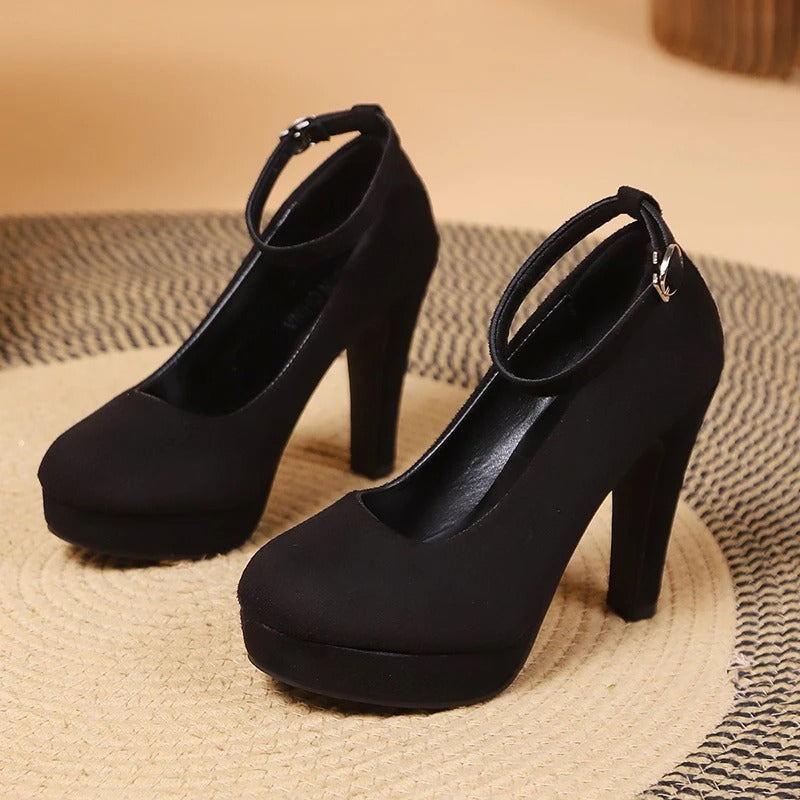 Petra Platform Ankle-Strap Pumps