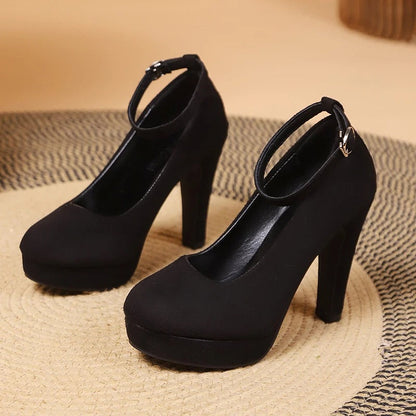 Petra Platform Ankle-Strap Pumps