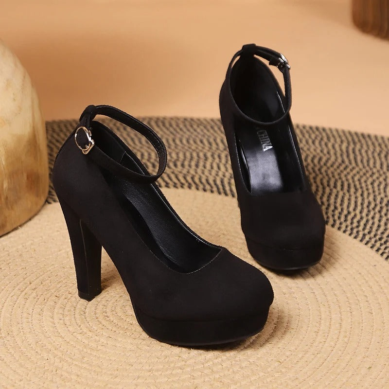 Petra Platform Ankle-Strap Pumps