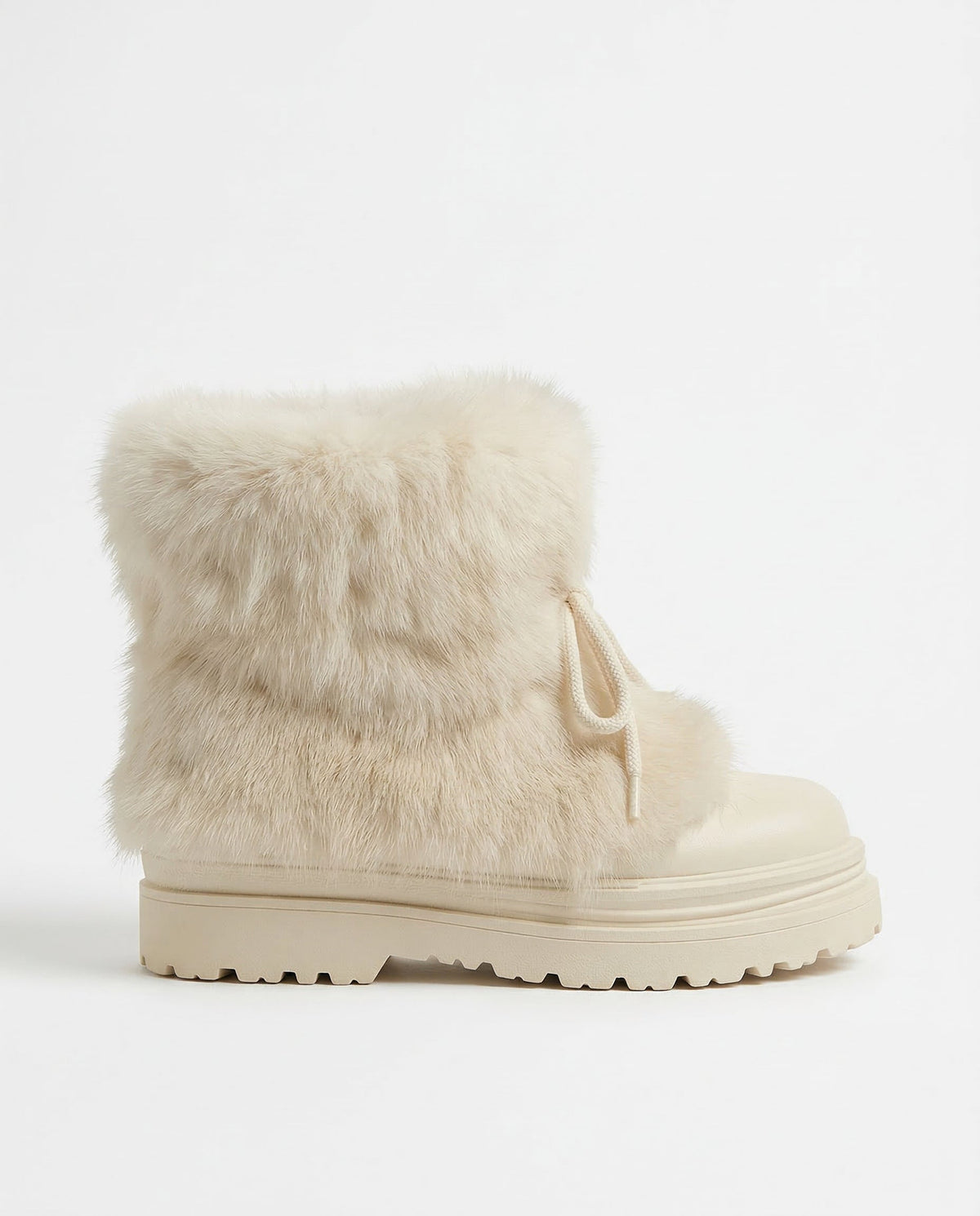 Plush Faux Fur Snow Boots with Insulated Warm Lining - photo 2