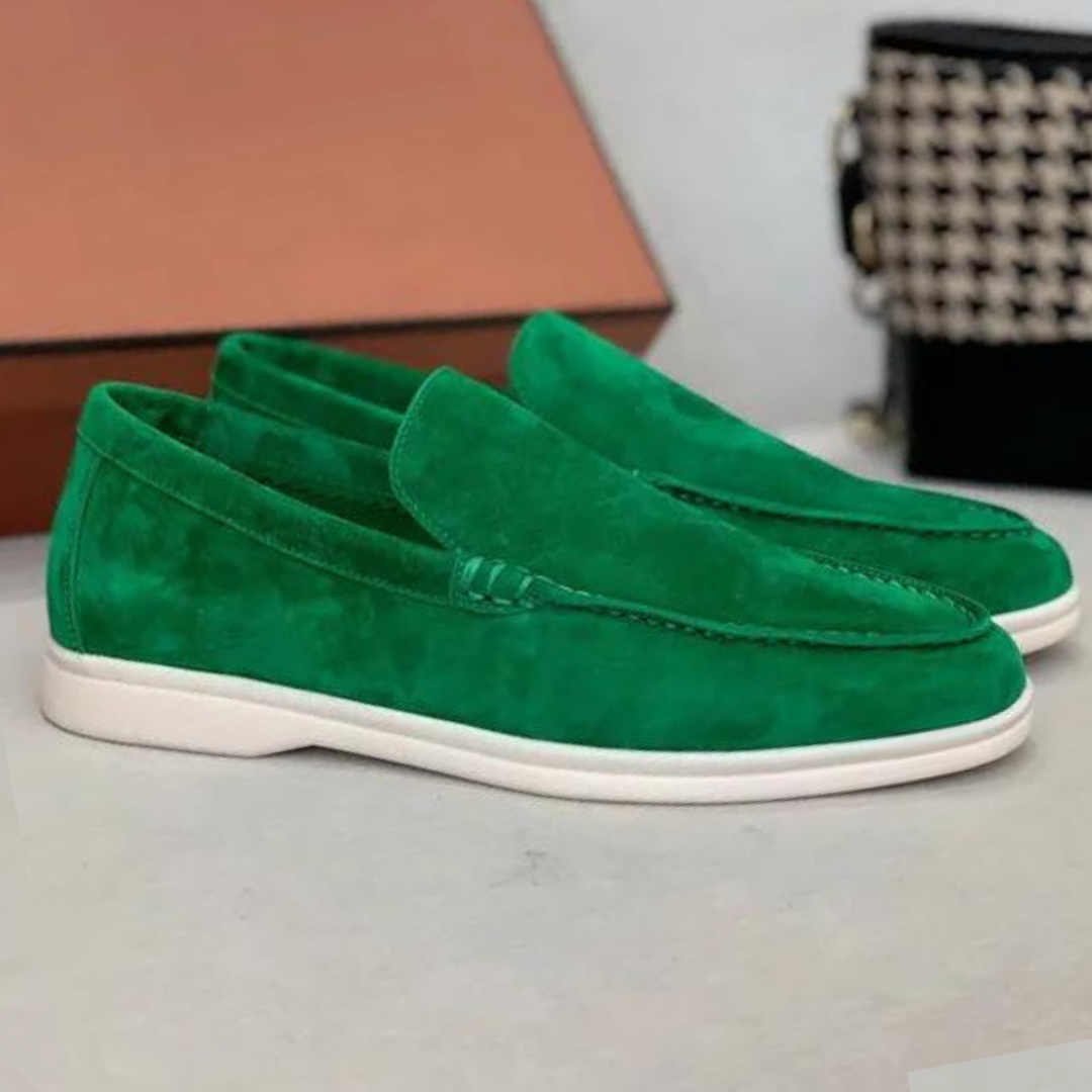 Ralph Men's Suede Slip-On Loafers