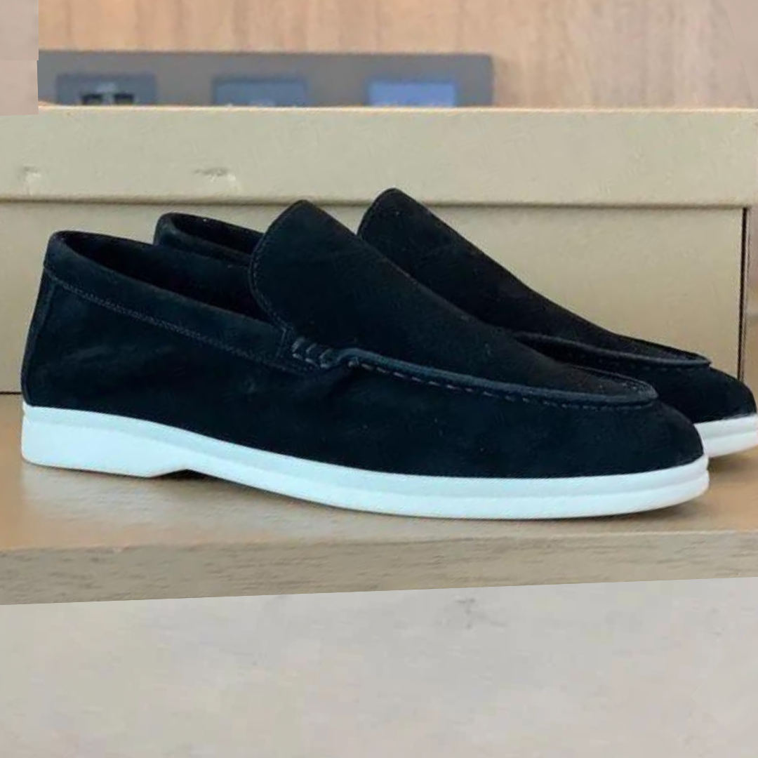 Ralph Men's Suede Slip-On Loafers
