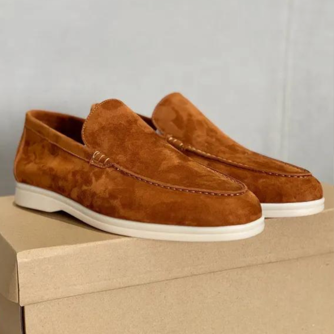 Ralph Men's Suede Slip-On Loafers
