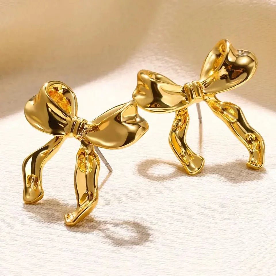 Rosa Double Bow Earrings