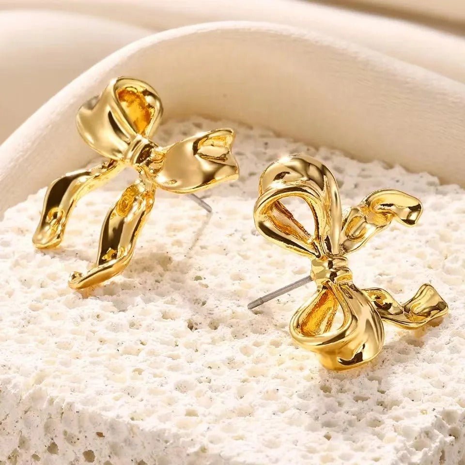 Rosa Double Bow Earrings