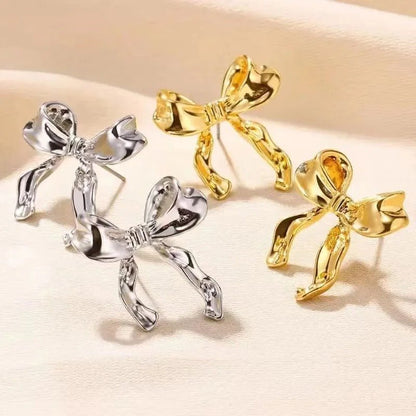Rosa Double Bow Earrings