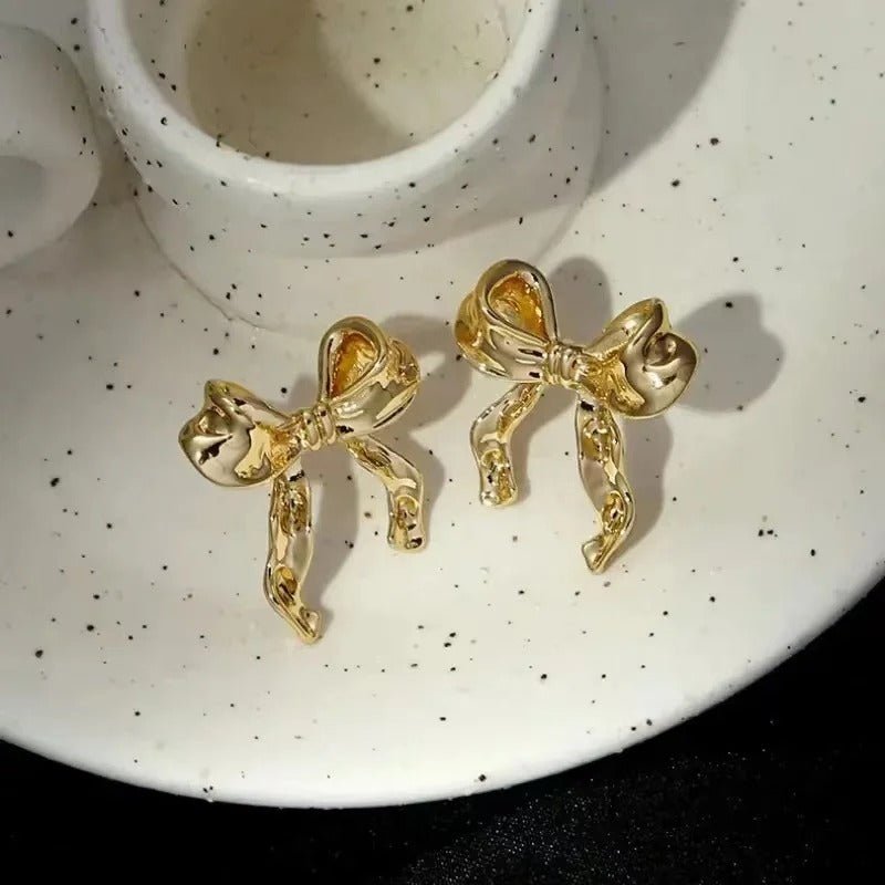Rosa Double Bow Earrings