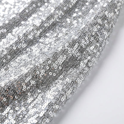 Roxanne Sequin Halter Maxi Dress