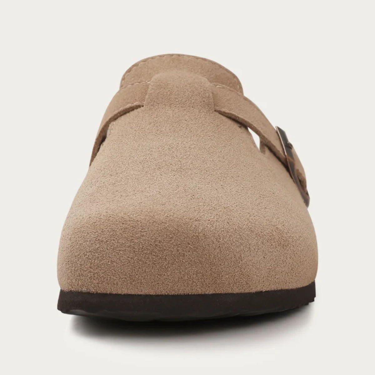 Rupert Men's Suede Buckle Clogs