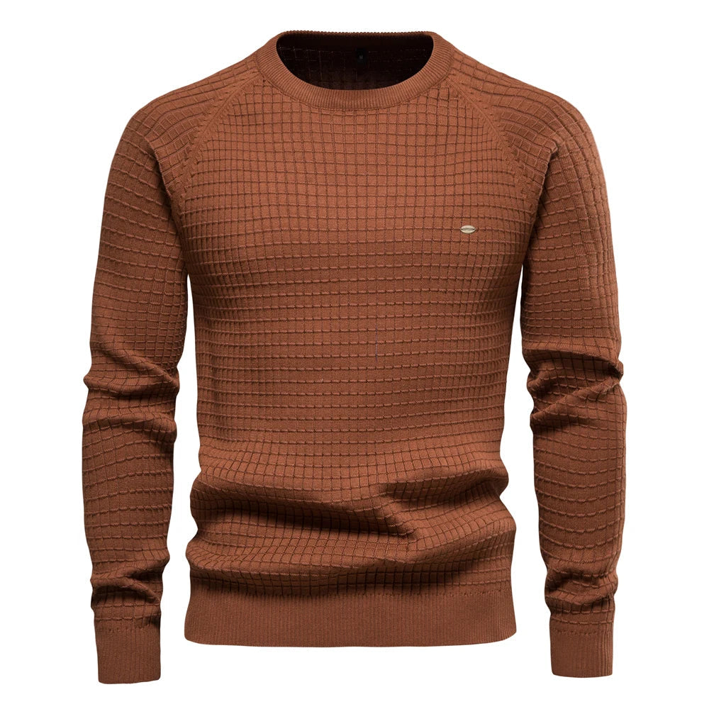 Sander™ Classic Men's Sweater | Soft Cotton Knit - photo 2