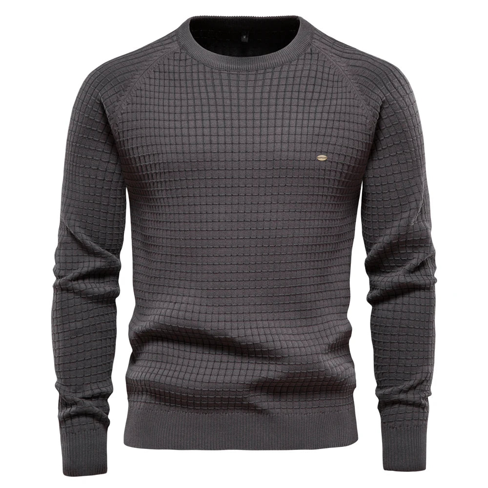 Sander™ Classic Men's Sweater | Soft Cotton Knit - photo 3