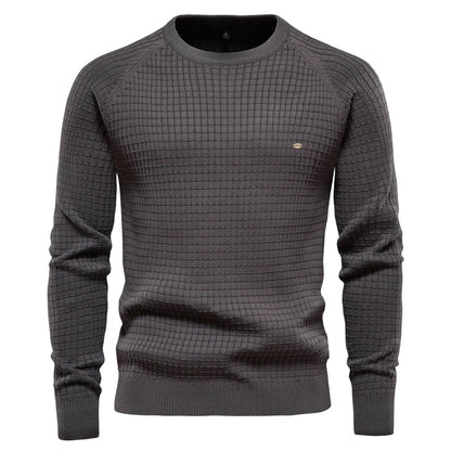 Sander™ Classic Men's Sweater | Soft Cotton Knit - photo 3