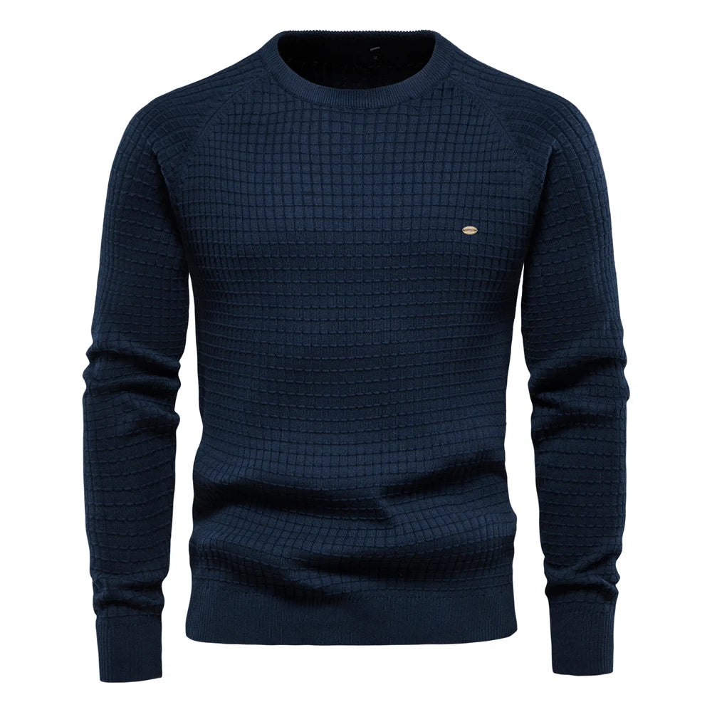 Sander™ Classic Men's Sweater | Soft Cotton Knit - photo 4