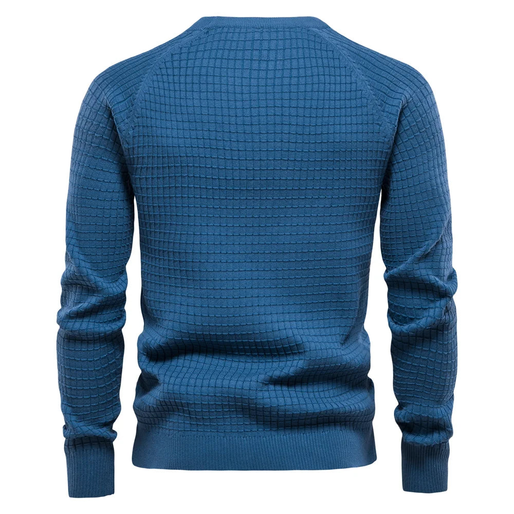 Sander™ Classic Men's Sweater | Soft Cotton Knit - photo 7