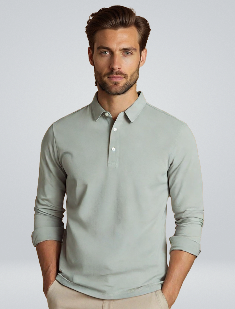 Simon Men's Long-Sleeve Polo Shirt