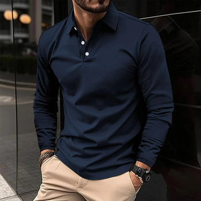Simon Men's Long-Sleeve Polo Shirt