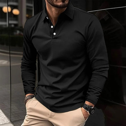 Simon Men's Long-Sleeve Polo Shirt