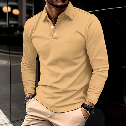 Simon Men's Long-Sleeve Polo Shirt
