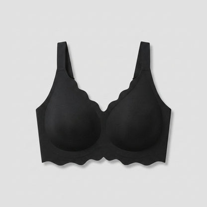 Sofia | Wireless Bra Soft, No Underwire Full Coverage with Scalloped Design - photo 1