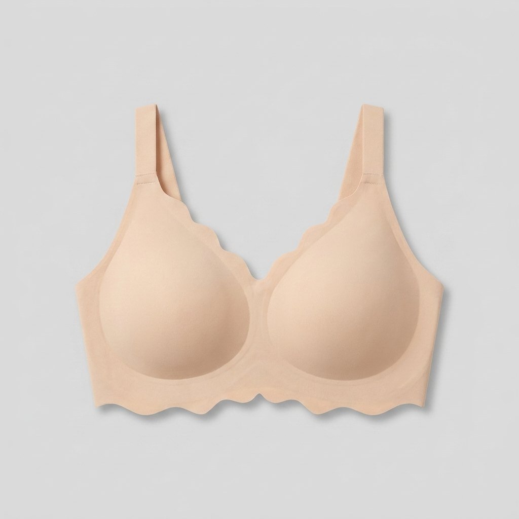 Sofia | Wireless Bra Soft, No Underwire Full Coverage with Scalloped Design - photo 2
