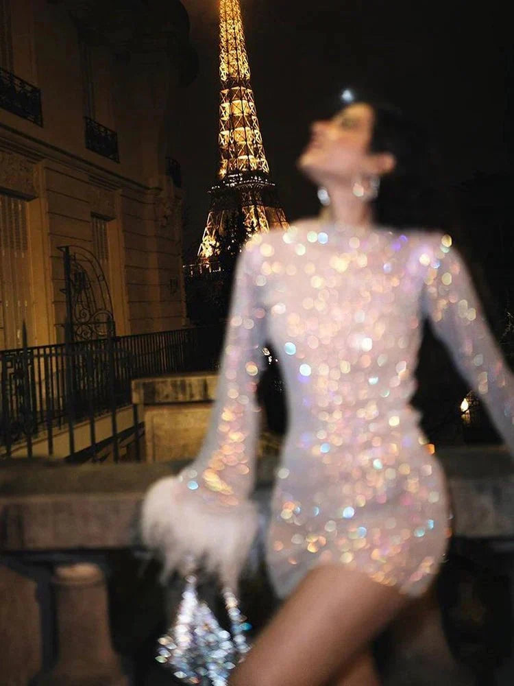 Una Glam Party Mini Dress