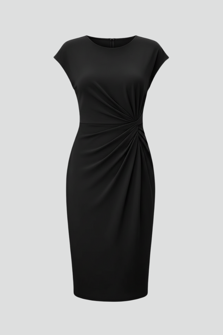 Willow Ruched Waist Knee-Length Dress - photo 1