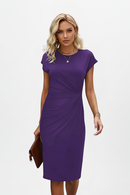 Willow Ruched Waist Knee-Length Dress - photo 12