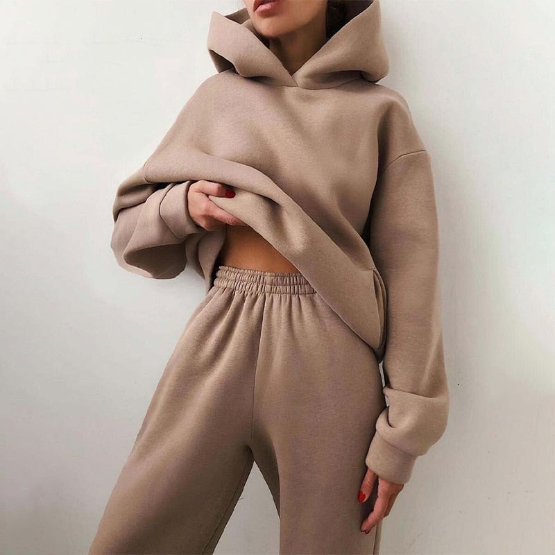 Women's 2-Piece Jogging Set - Comfort Elastic Waistband - photo 1