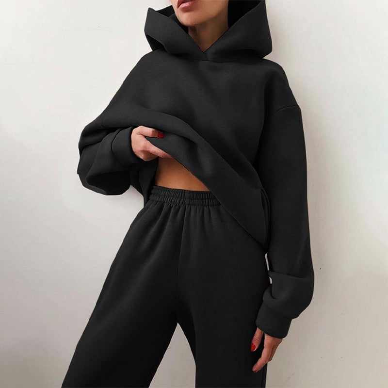 Women's 2-Piece Jogging Set - Comfort Elastic Waistband - photo 2