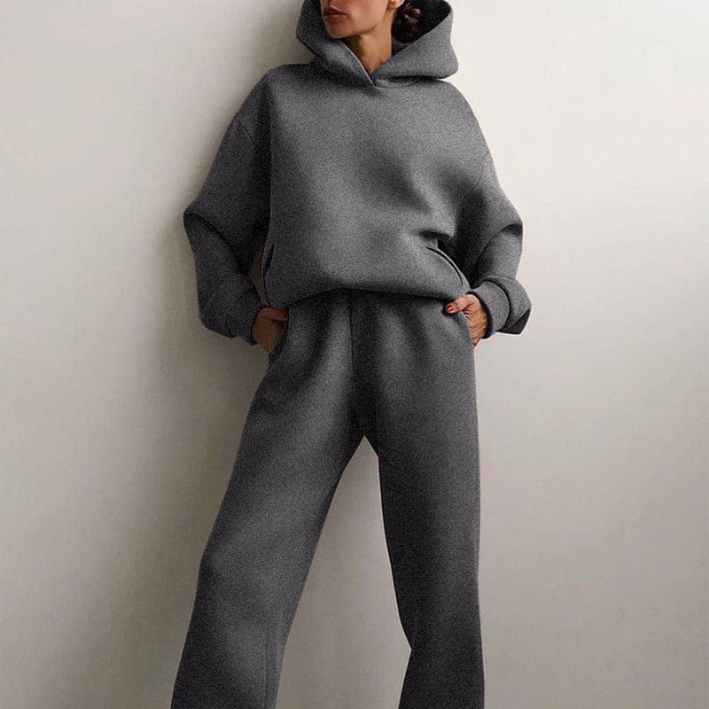 Women's 2-Piece Jogging Set - Comfort Elastic Waistband - photo 3