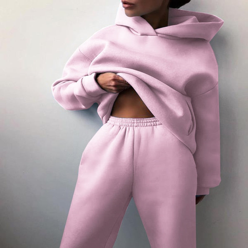 Women's 2-Piece Jogging Set - Comfort Elastic Waistband - photo 6