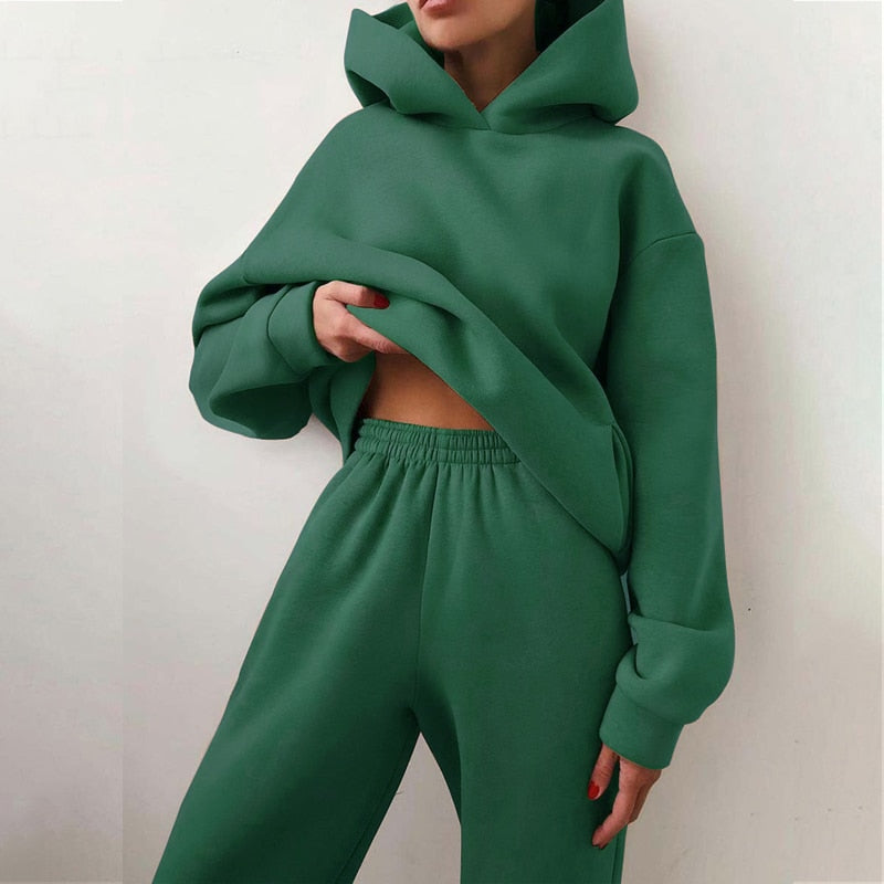 Women's 2-Piece Jogging Set - Comfort Elastic Waistband - photo 9