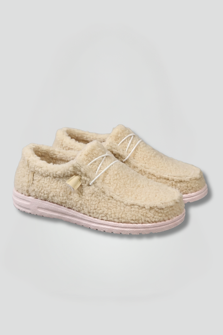 Women's Cushioned Comfort Loafers - Slip-On Winter Shoes - photo 1