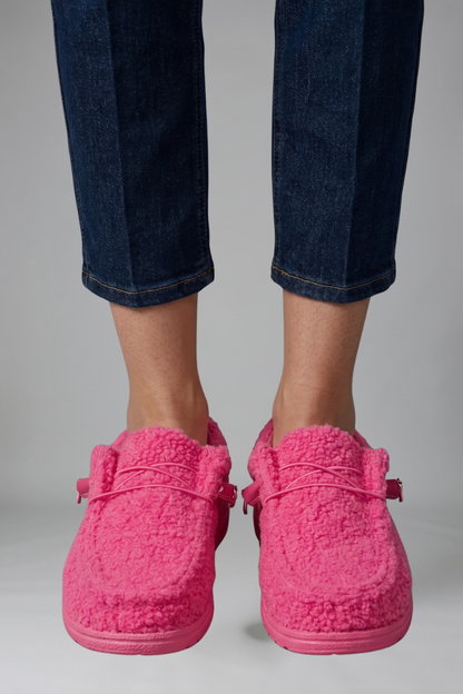 Women's Cushioned Comfort Loafers - Slip-On Winter Shoes - photo 10