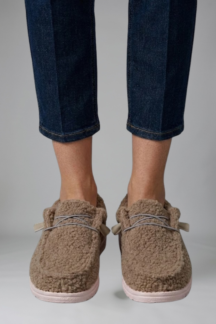 Women's Cushioned Comfort Loafers - Slip-On Winter Shoes - photo 11