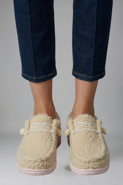 Women's Cushioned Comfort Loafers - Slip-On Winter Shoes - photo 3