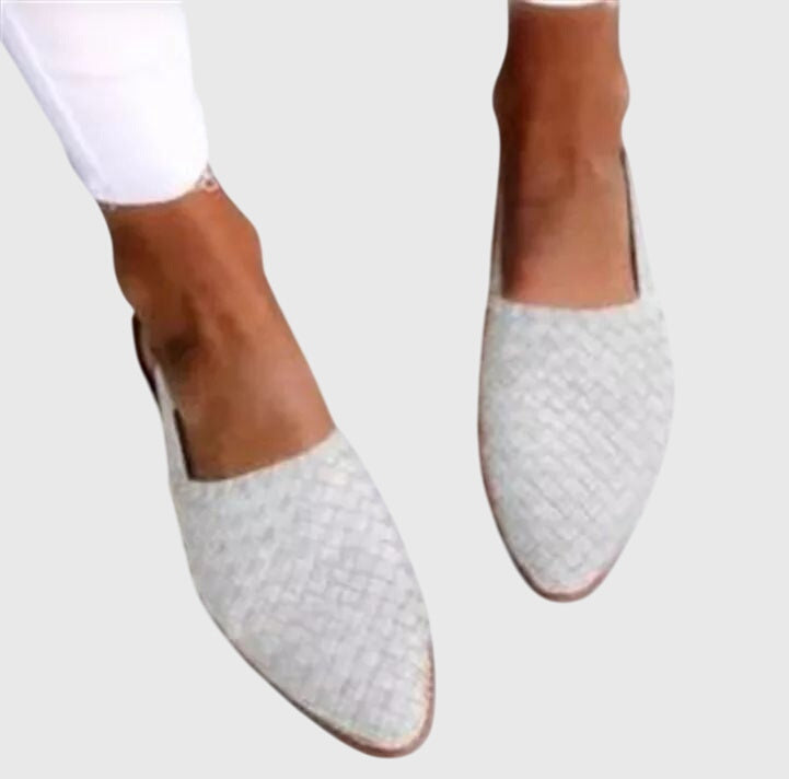 Woven Slingback Flats with Adjustable Strap for Summer - photo 6